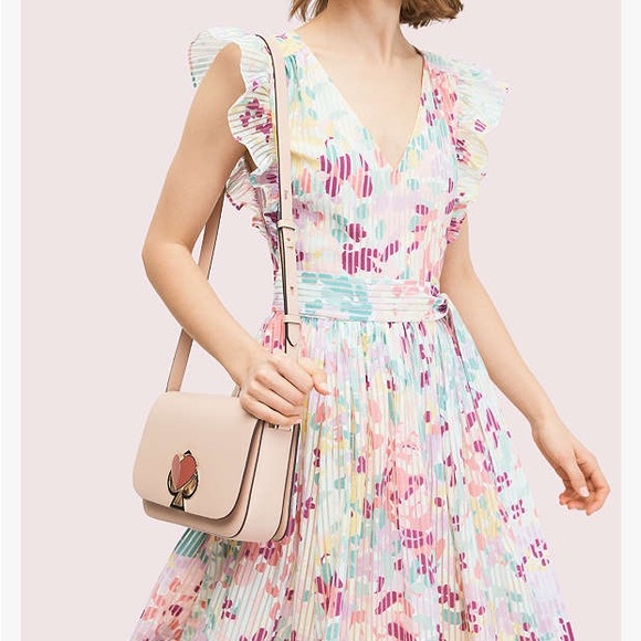 kate spade Dresses & Skirts - Kate Spade New York Women's Painted Petals Burnout Ruffle Dress, Size 10